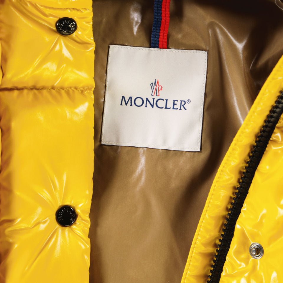 Moncler Parana Kids Girls Winter Jacket  Yellow