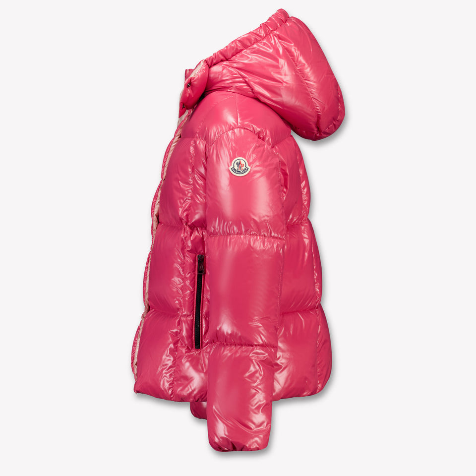 Moncler Parana Enfants Filles Veste d'hiver Rose