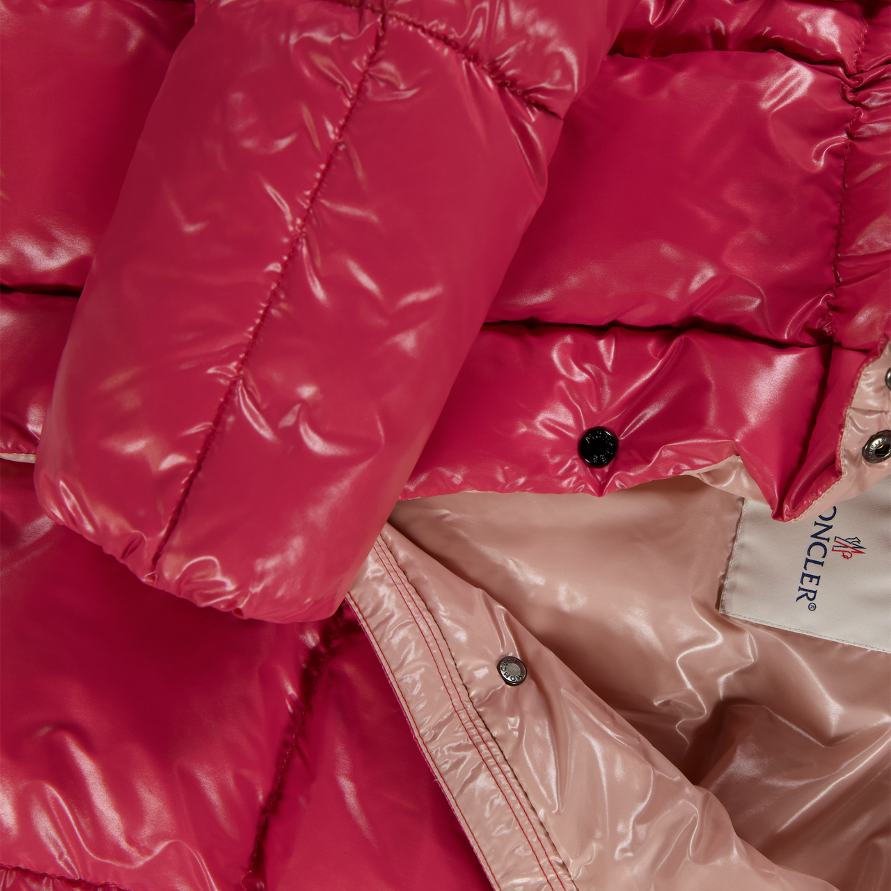 Moncler Parana Enfants Filles Veste d'hiver Rose