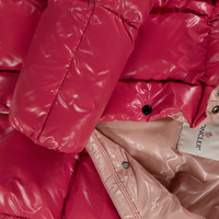 Moncler Parana Enfants Filles Veste d'hiver Rose