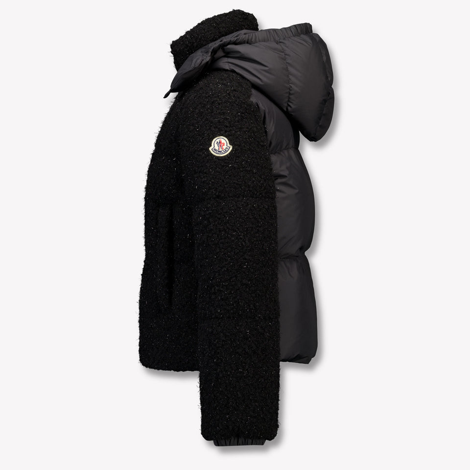 Moncler Enfants Zambaga Filles Veste d'hiver Noir