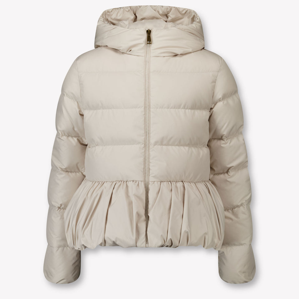 Moncler Elizaveta Kids Girls Winter Jacket  Ecru