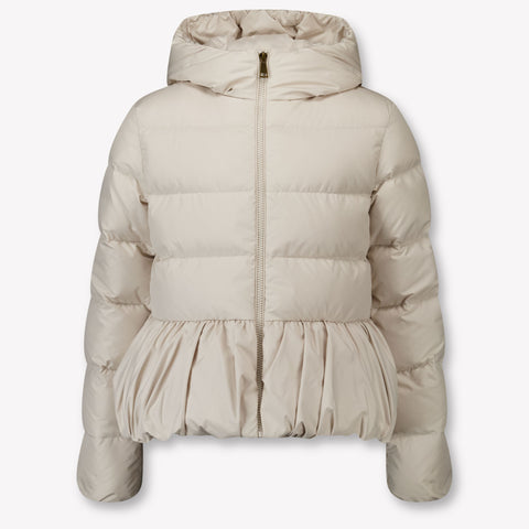 Moncler Bambini Elizaveta Ragazze Giacca invernale Ecru