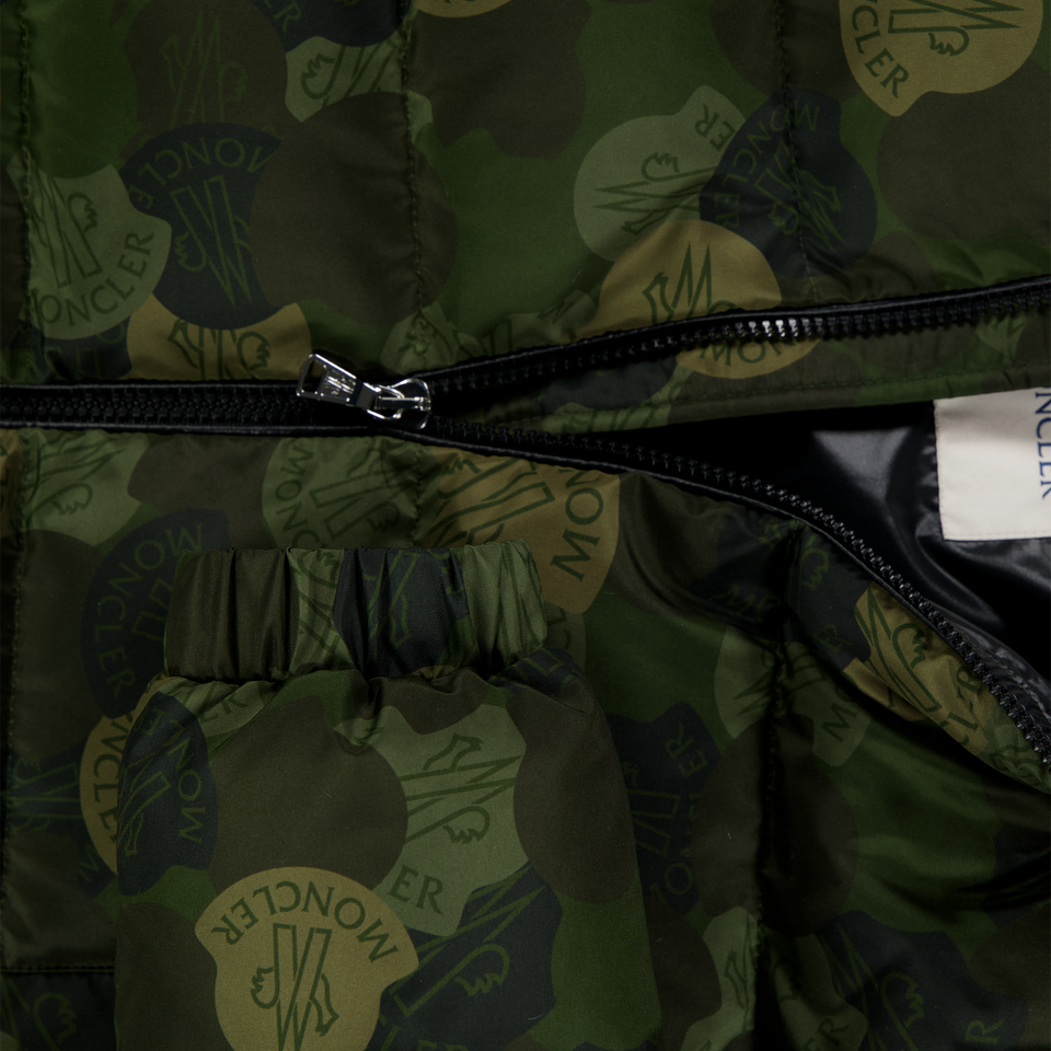 Moncler Escero Chicos Chaqueta de invierno Army