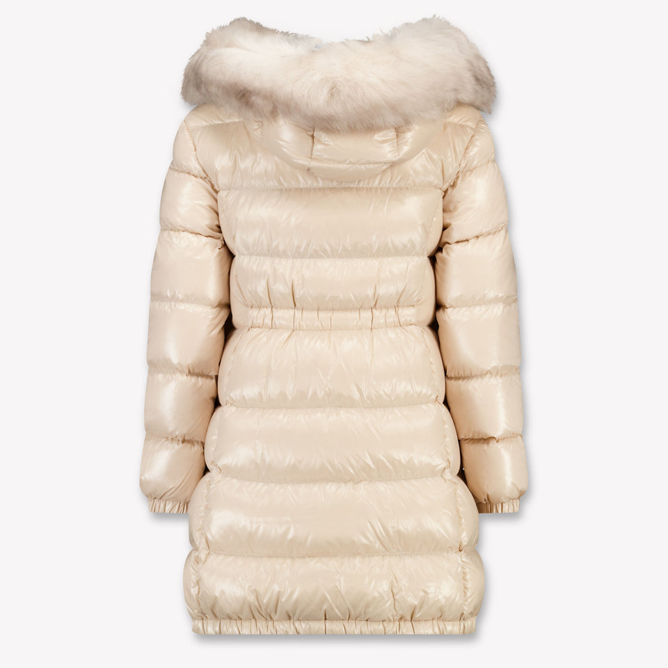 Moncler Aruna Kids Girls Winter jacket Ecru