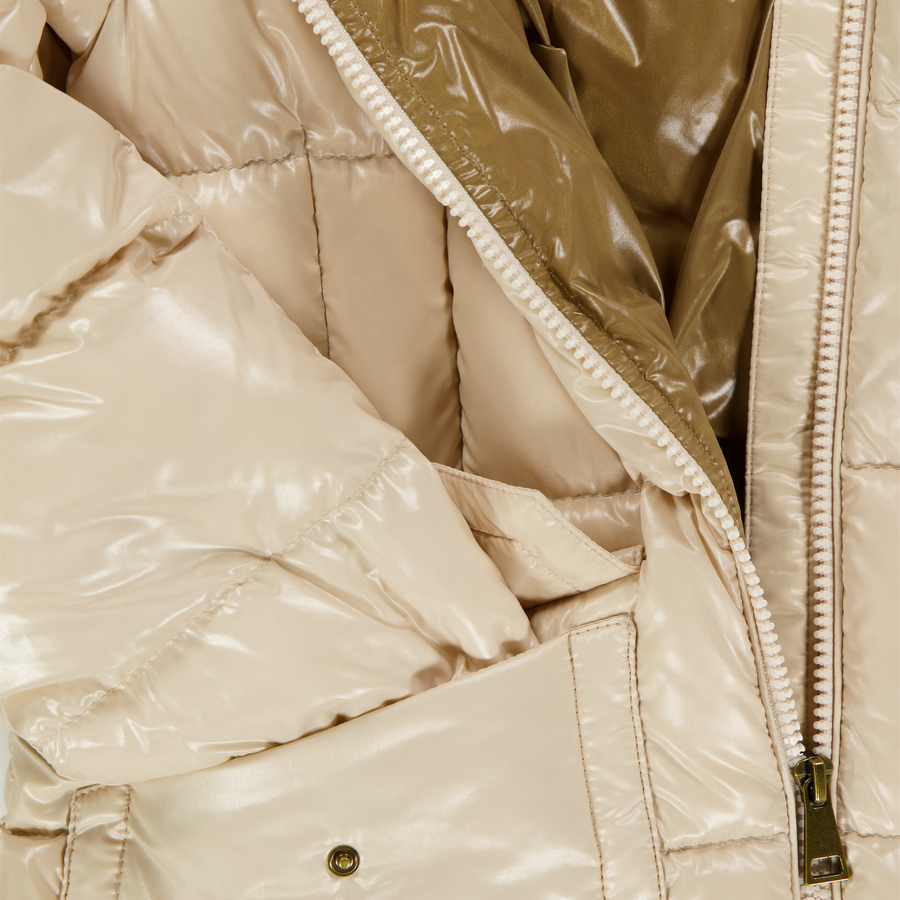 Moncler Aruna Kinder Mädchen Winterjacke Ekrü