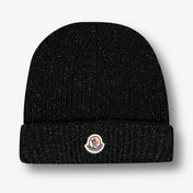 Moncler Niño Chicas Sombrero Negro