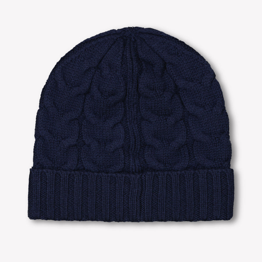 Moncler Ragazzo Unisex Cappello in Navy