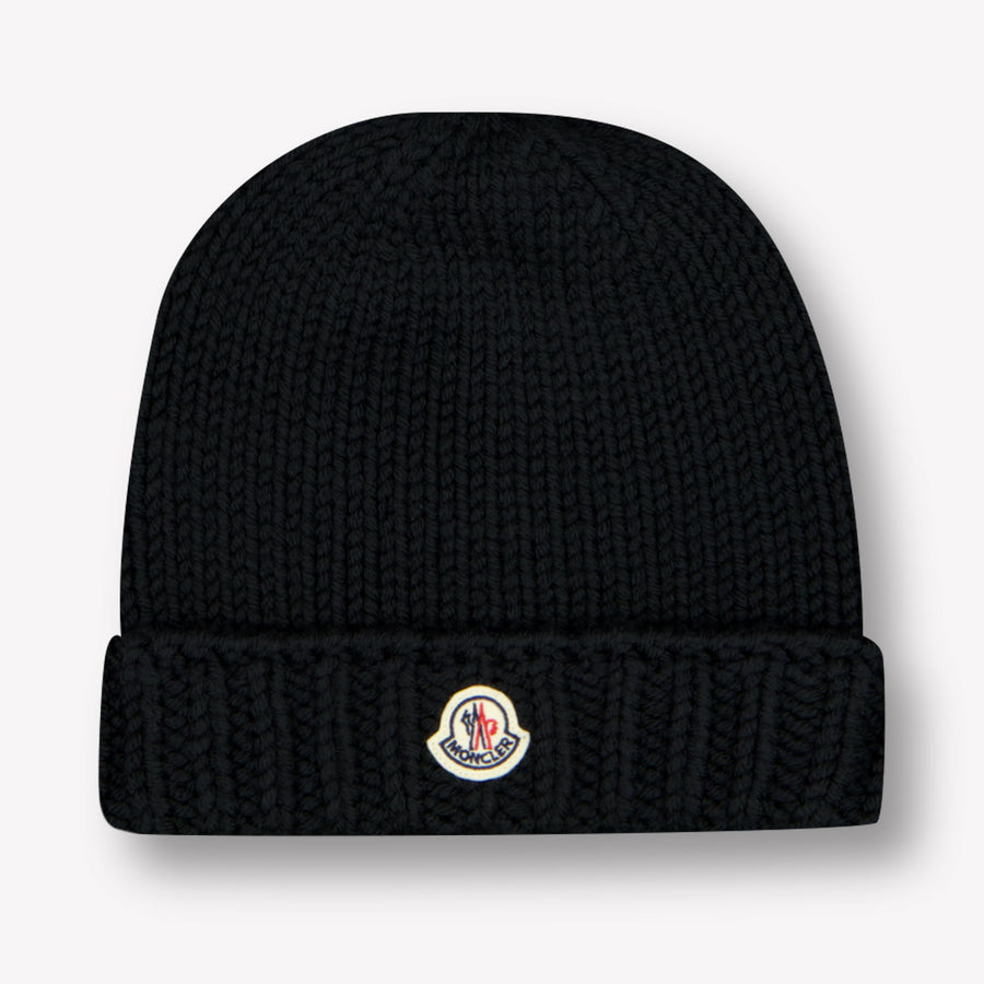 Moncler Ragazzo Ragazze Cappello in Nero