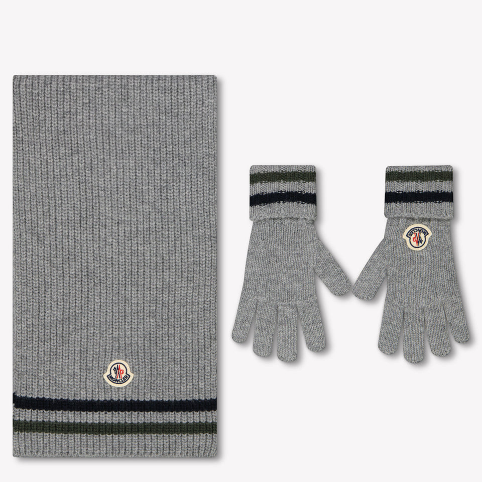 Moncler Ragazzo Ragazzi Sciarpe Grigio
