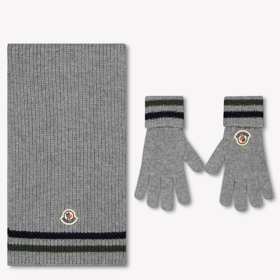 Moncler Enfant Garçons Foulard Gris