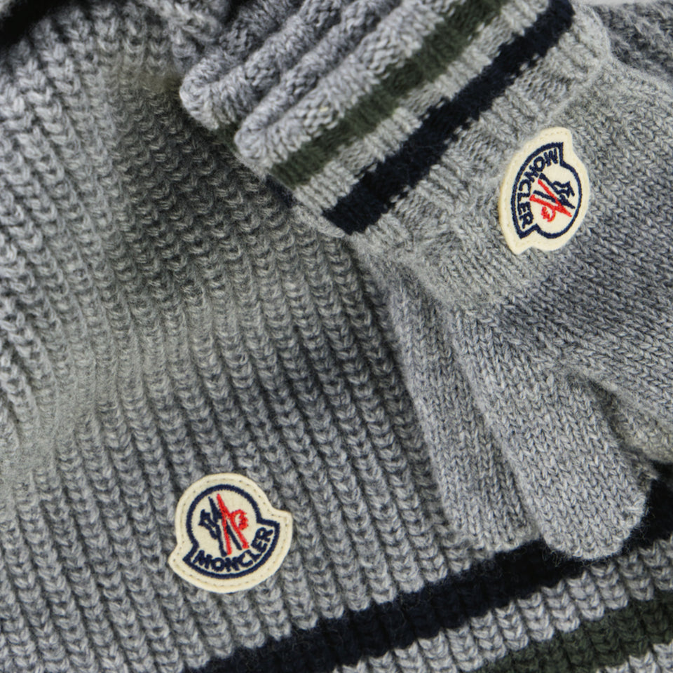 Moncler Ragazzo Ragazzi Sciarpe Grigio