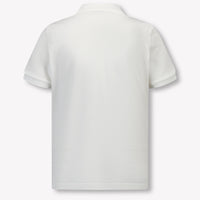 Moncler Enfant Garçons Polo Blanc