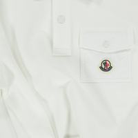 Moncler Enfant Garçons Polo Blanc