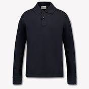 Moncler Enfant Garçons Polo Noir