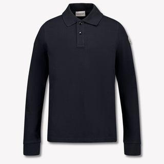 Moncler Enfant Garçons Polo Noir