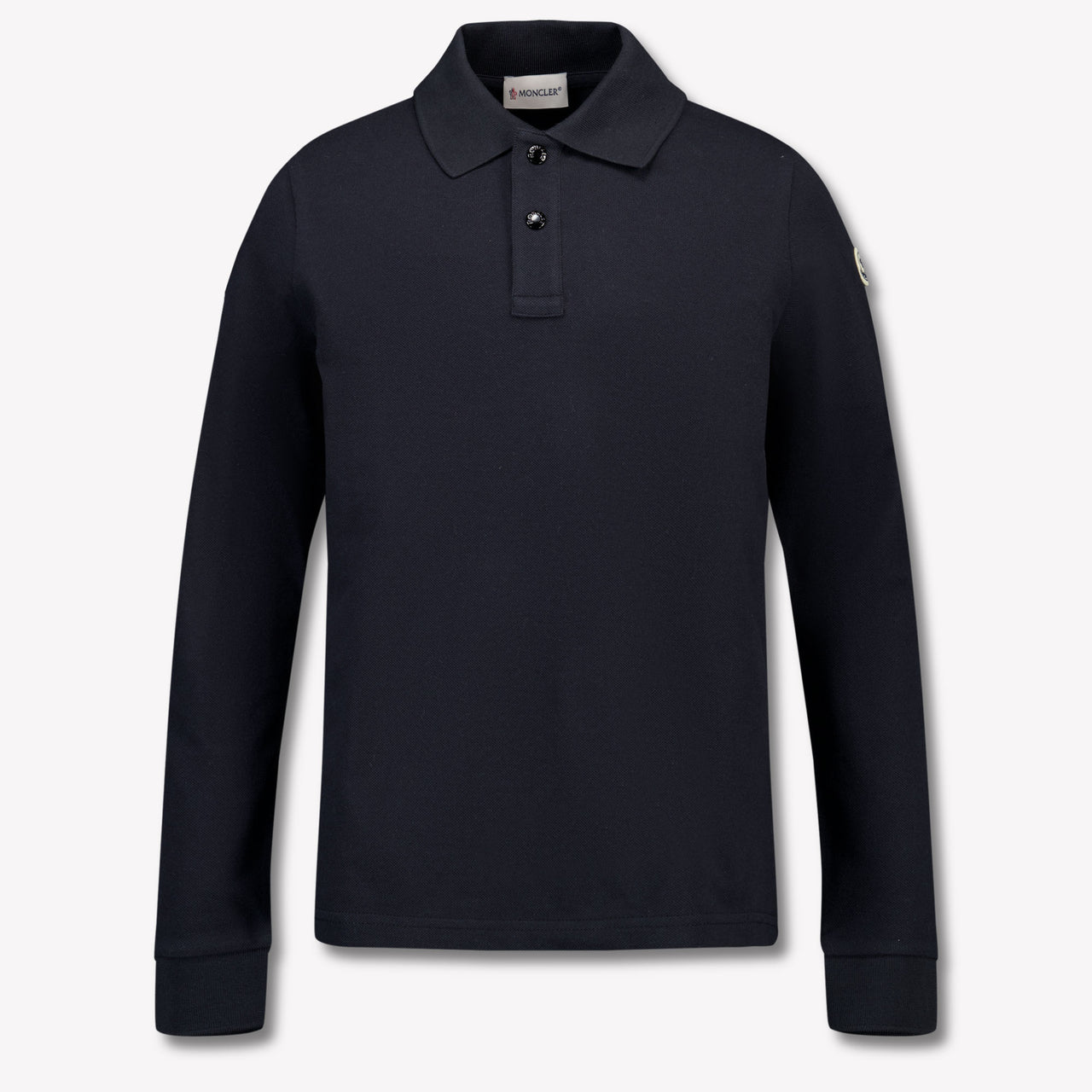 Moncler Kinder Jungen Polo Schwarz