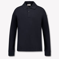 Moncler Kinder Jungen Polo Schwarz