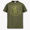 Moncler Kinder Jungen T-Shirt Dunkelgrün