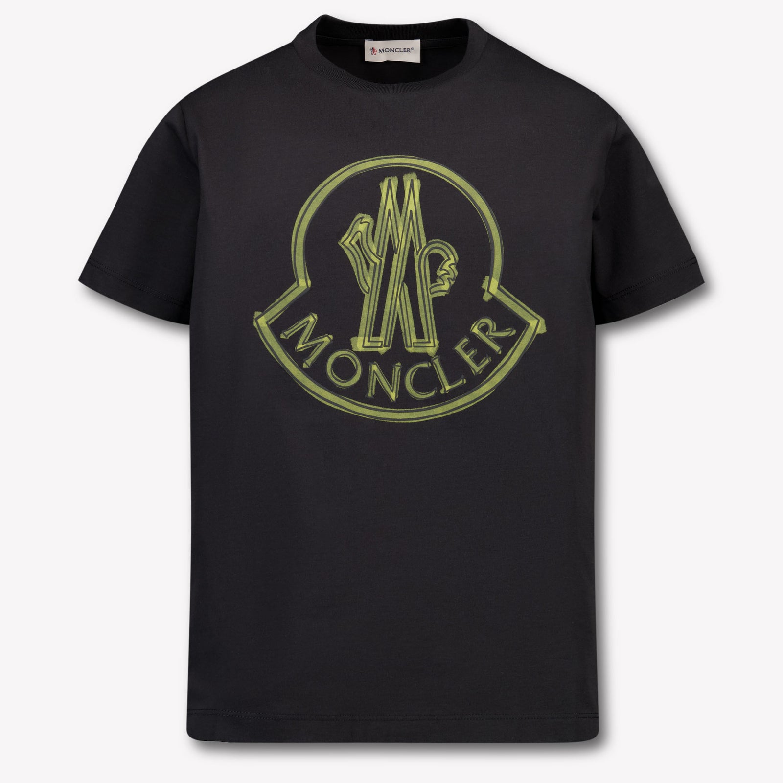 Moncler Kinder Jungen T-Shirt Schwarz