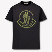 Moncler Enfant Garçons T-shirt Noir