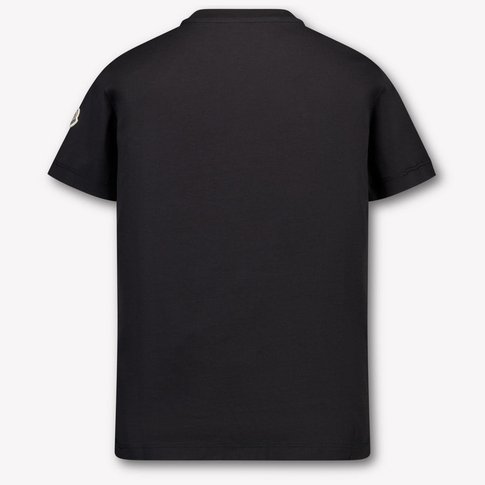 Moncler Enfant Garçons T-shirt Noir
