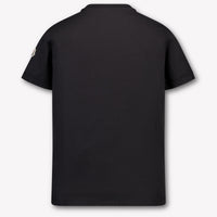 Moncler Kinder Jungen T-Shirt Schwarz