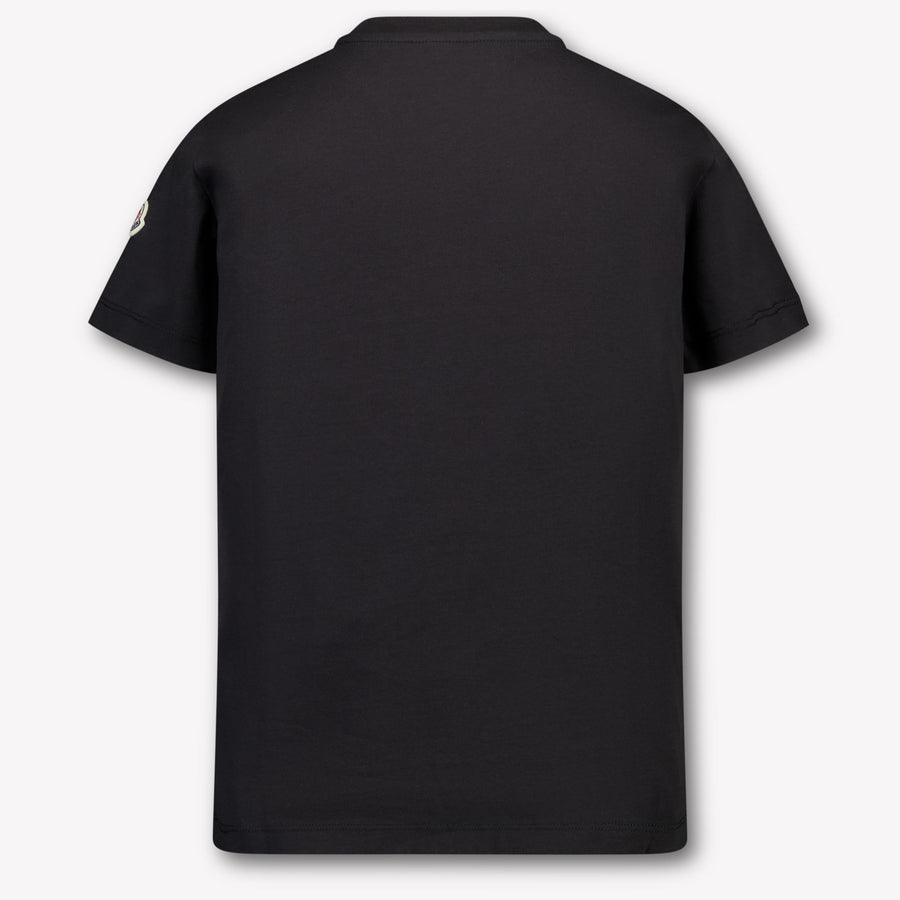 Moncler Kinder Jungen T-Shirt Schwarz