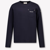 Moncler Enfant Garçons T-shirt Navy