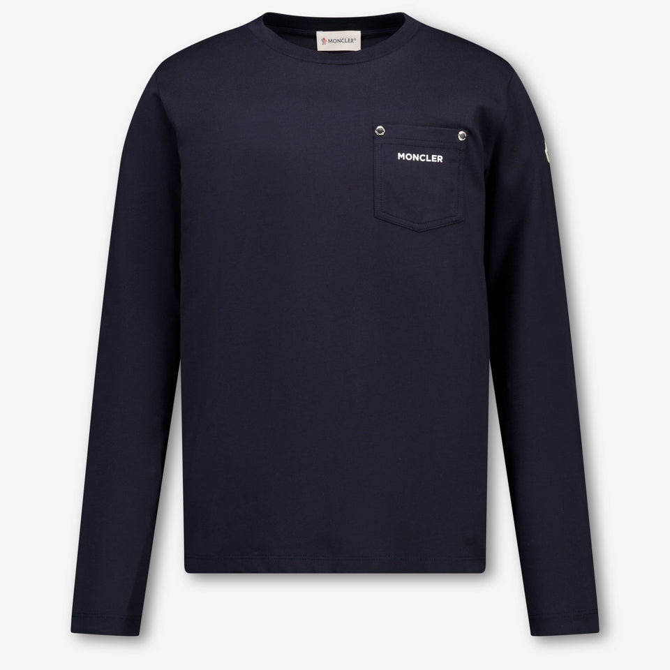 Moncler Enfant Garçons T-shirt Navy