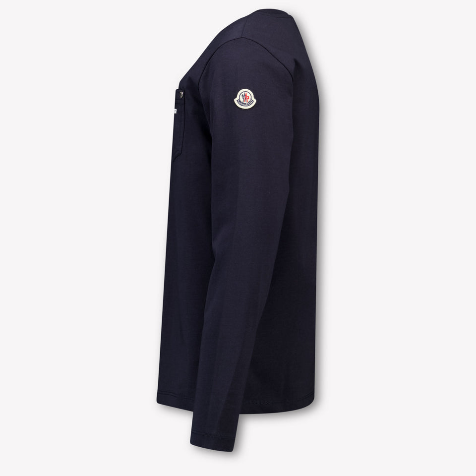 Moncler Enfant Garçons T-shirt Navy