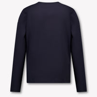 Moncler Kids Boys  T-Shirt Navy