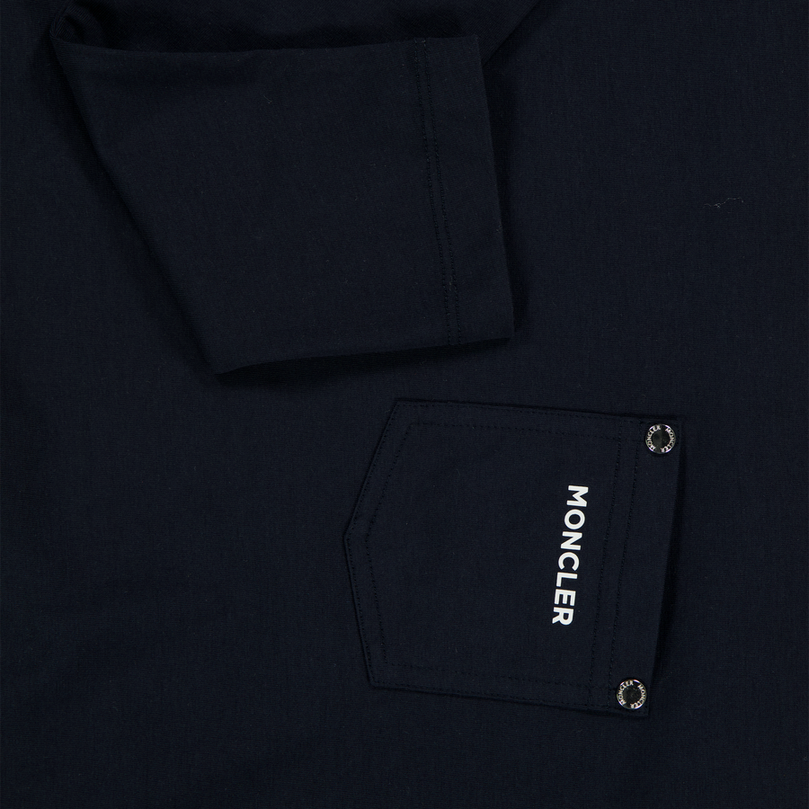 Moncler Kids Boys  T-Shirt Navy