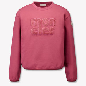 Moncler Enfant Filles Pull Rose