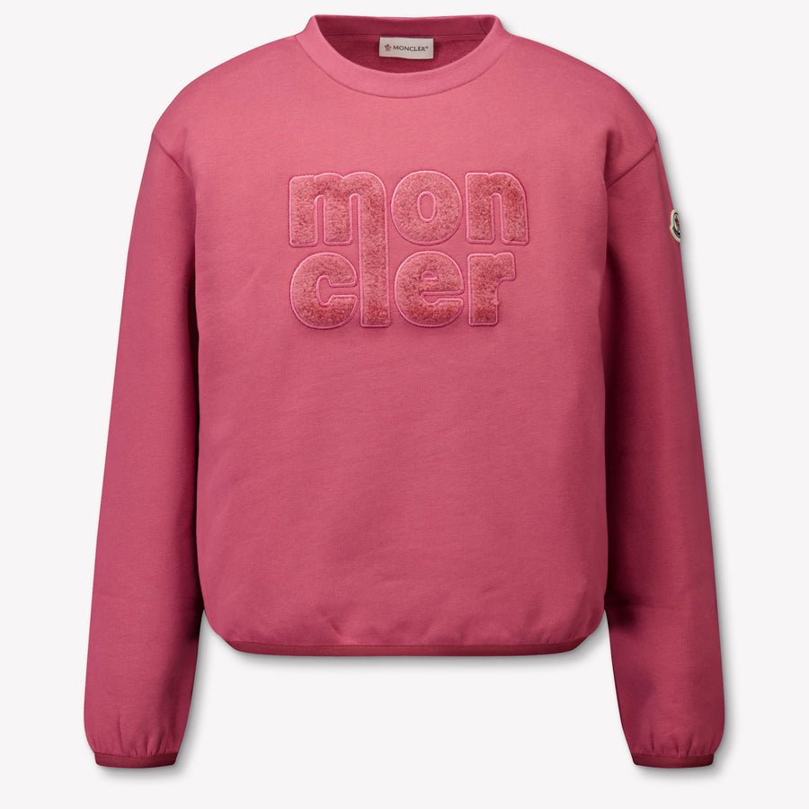 Moncler Enfant Filles Pull Rose