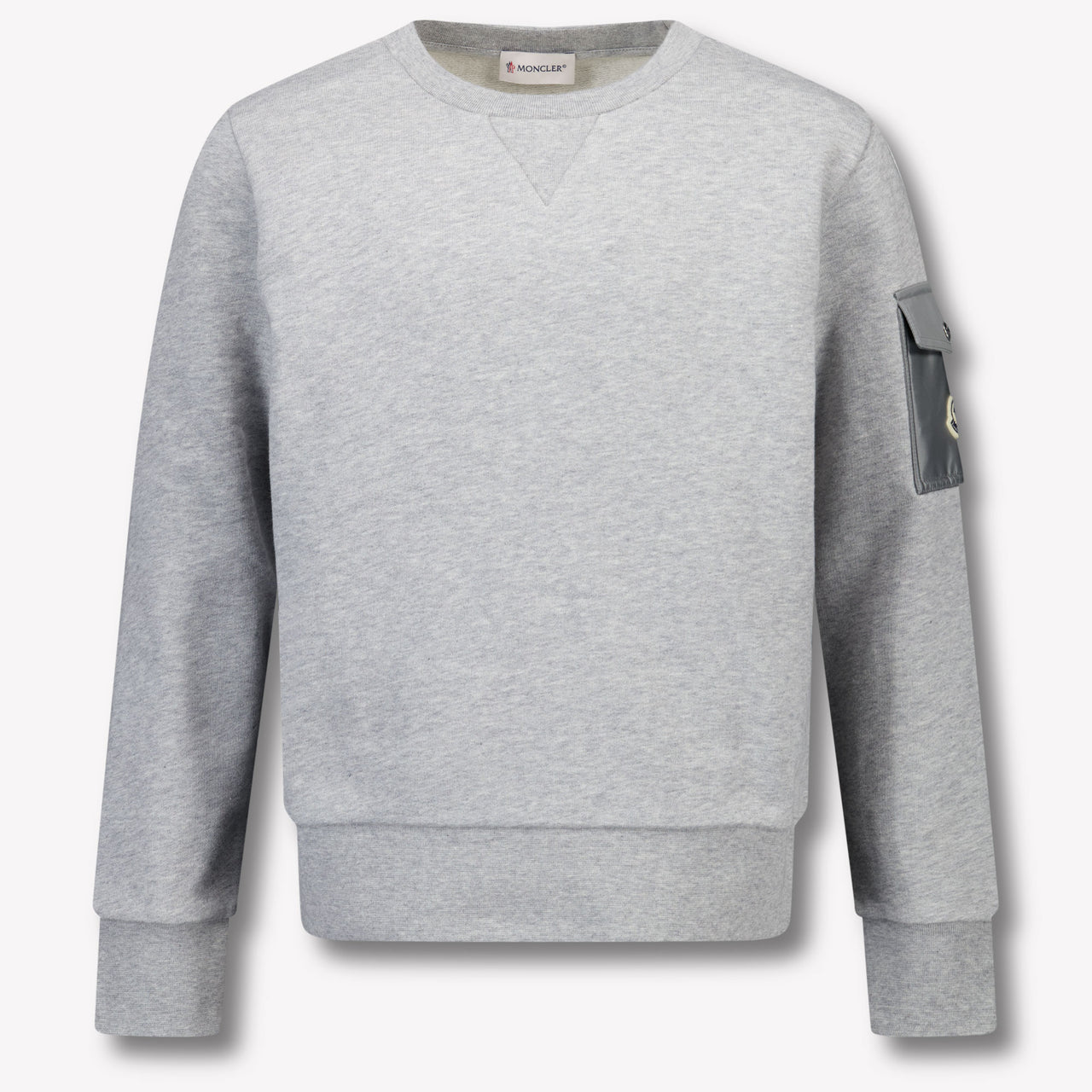 Moncler Enfant Garçons Pull Gris