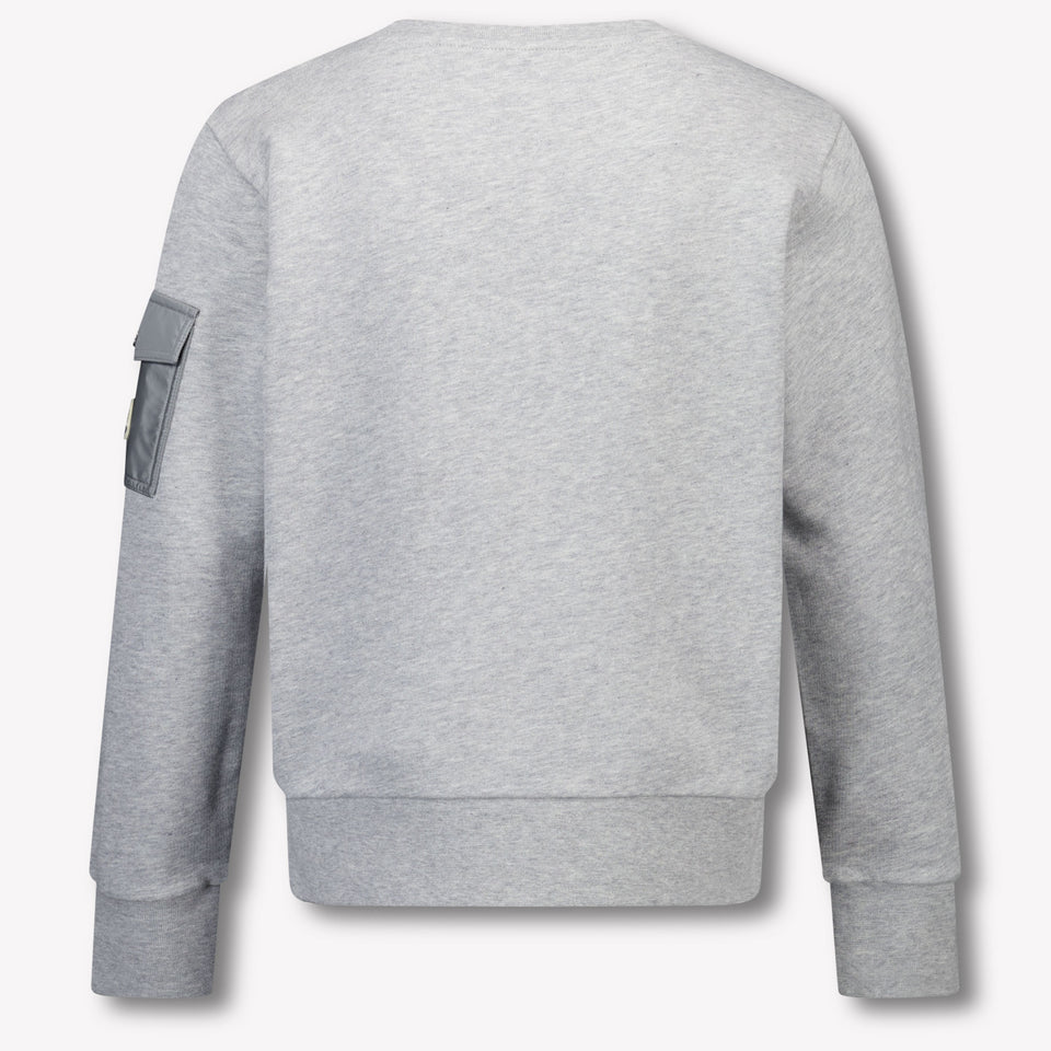 Moncler Niño Chicos Suéter en Gris