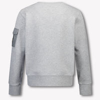 Moncler Enfant Garçons Pull Gris