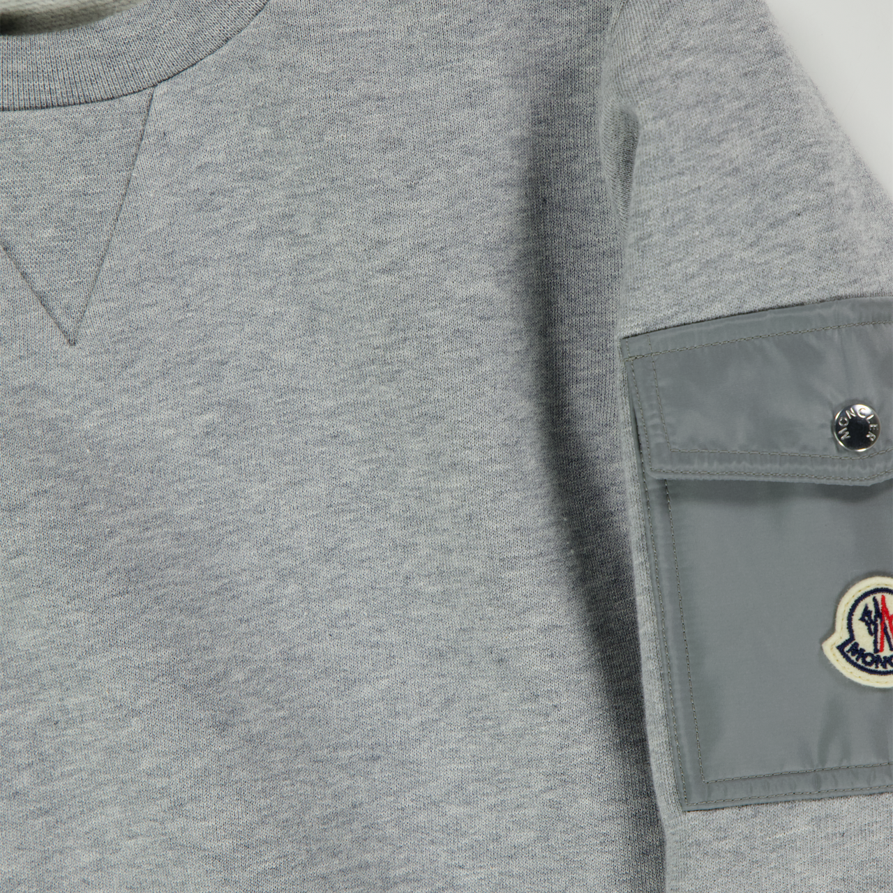 Moncler Enfant Garçons Pull Gris