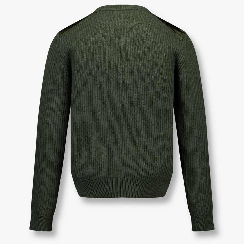 Moncler Ragazzo Ragazzi Maglione in Verde Scuro