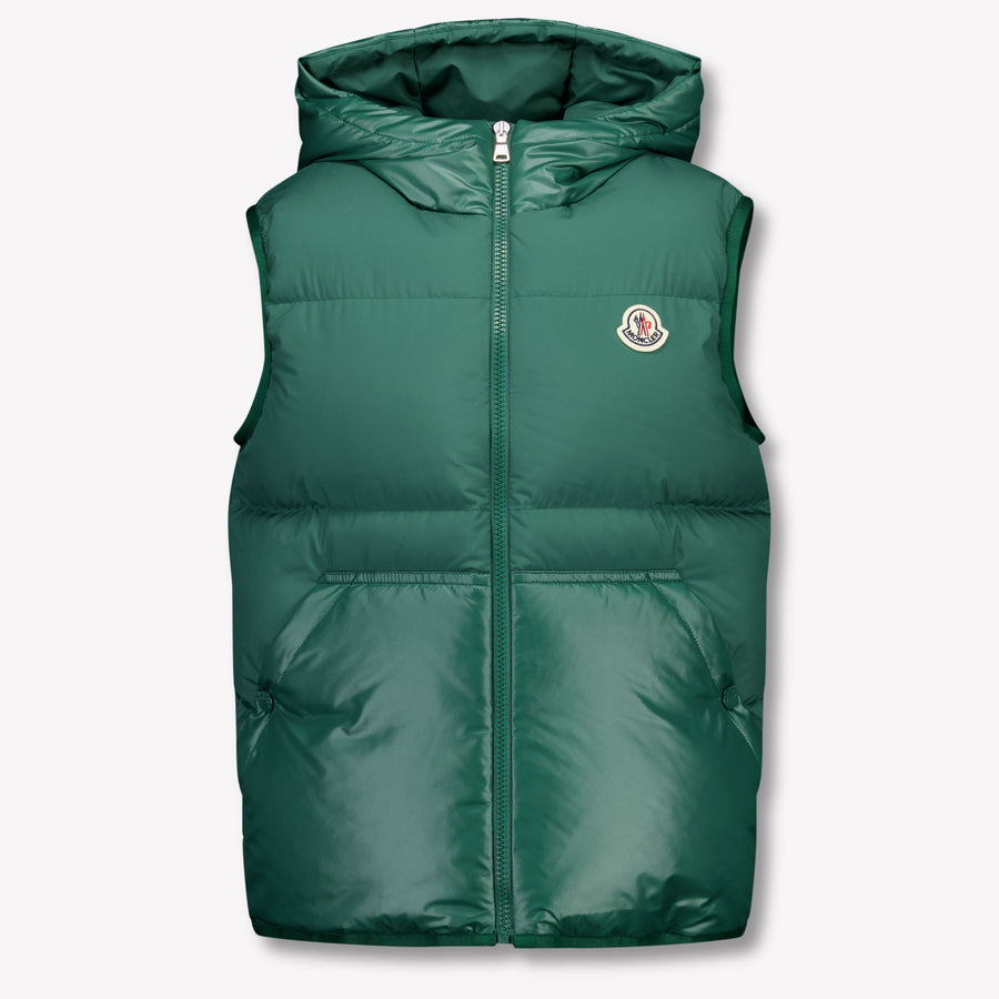 Moncler Satisfait Garçons CHAMPEUR DE CORPS Vert