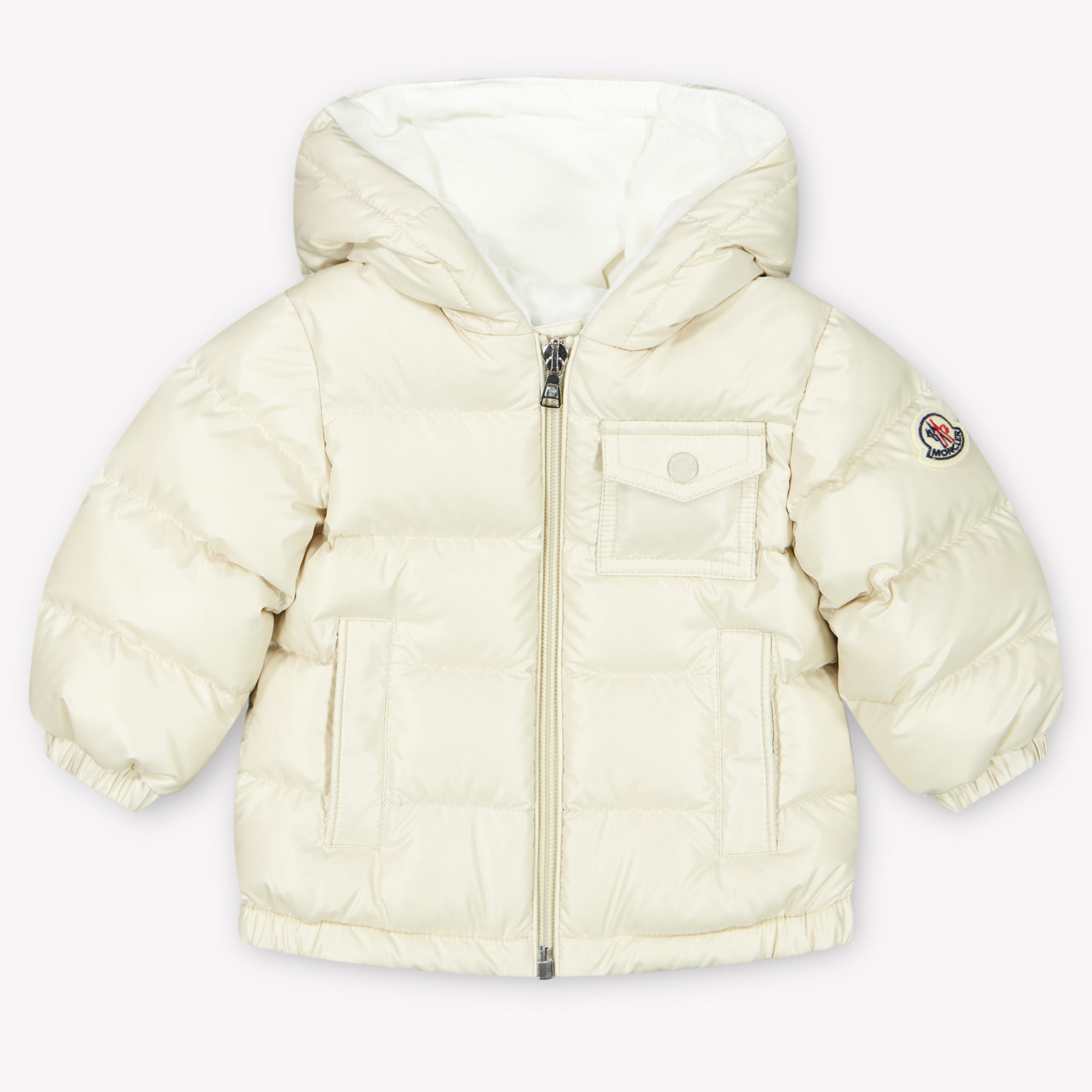 Moncler Mesles Baby Chicos Chaqueta de invierno Beige claro