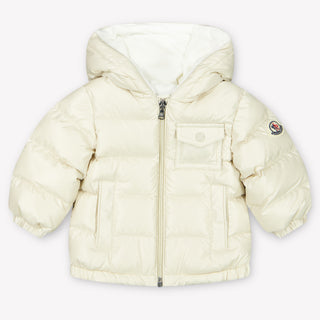 Moncler Mesles Baby Chicos Chaqueta de invierno Beige claro