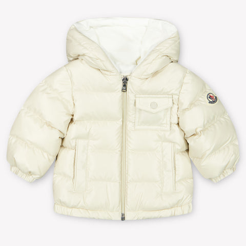 Moncler Mesles Baby Chicos Chaqueta de invierno Beige claro