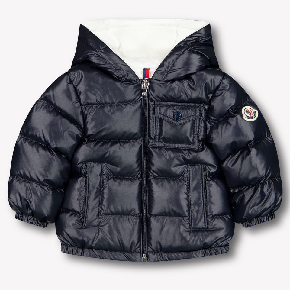 Moncler Mesles Baby Chicos Chaqueta de invierno Navy