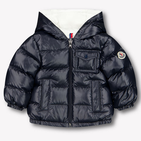 Moncler Mesles Baby Chicos Chaqueta de invierno Navy