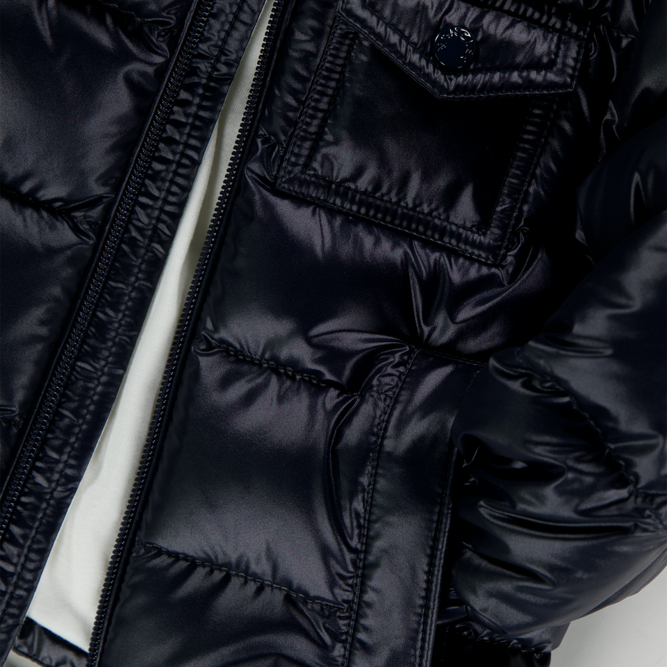 Moncler Mesles Baby Chicos Chaqueta de invierno Navy