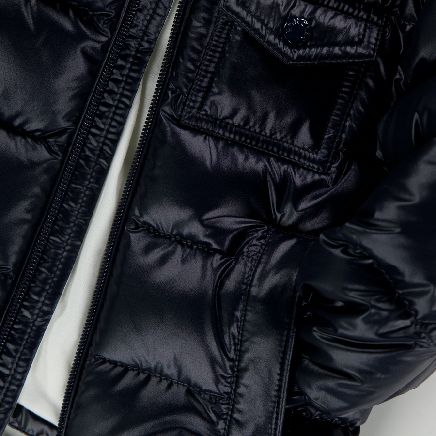 Moncler Mesles Baby Jungen Winterjacke Marineblau