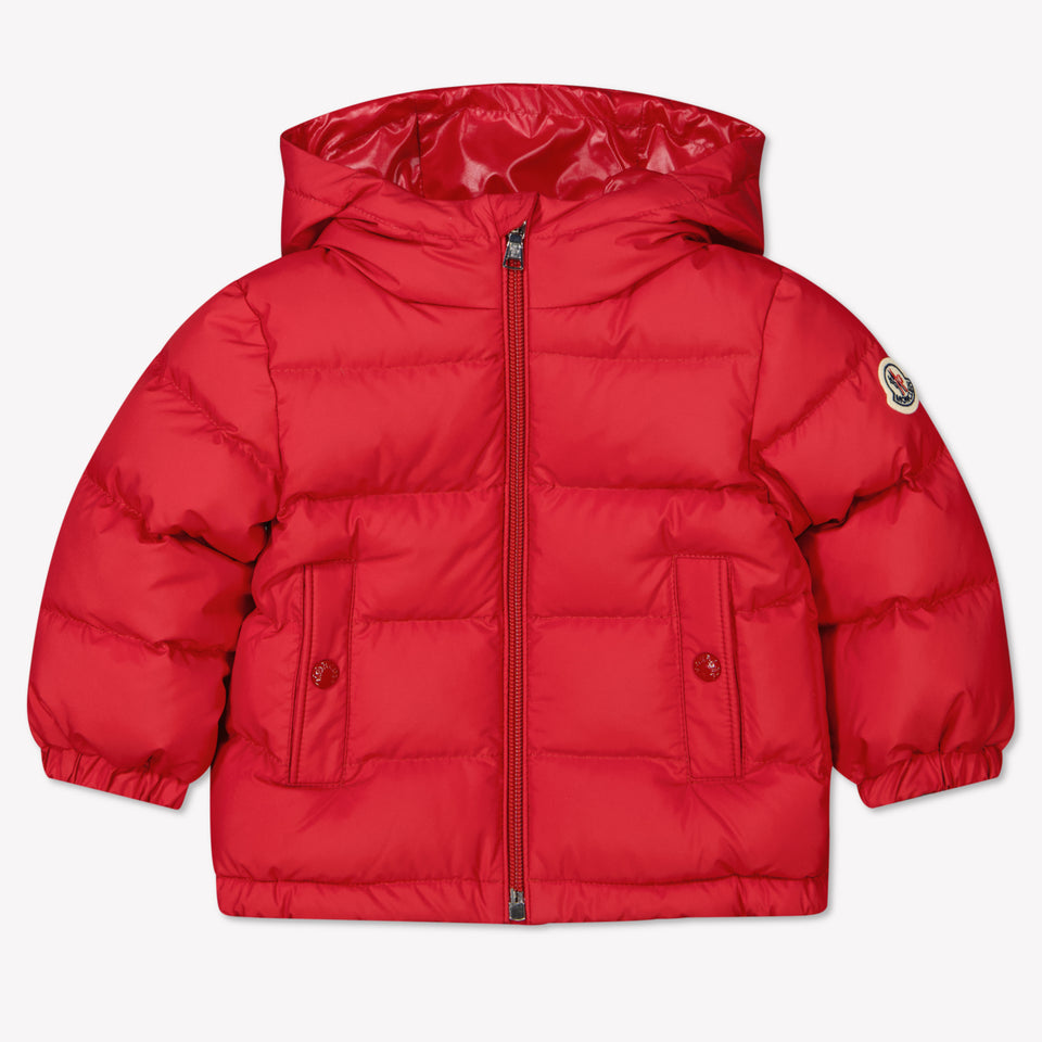 Moncler Taidu Baby Jongens Winterjas In Rood