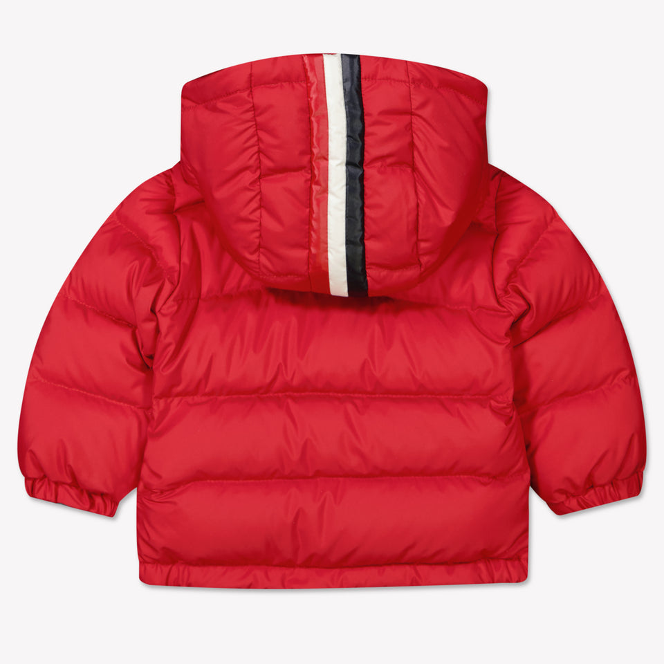 Moncler Taidu Baby Jongens Winterjas In Rood